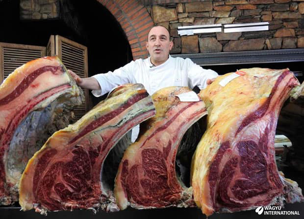 Rubia Gallega cuts in Spain