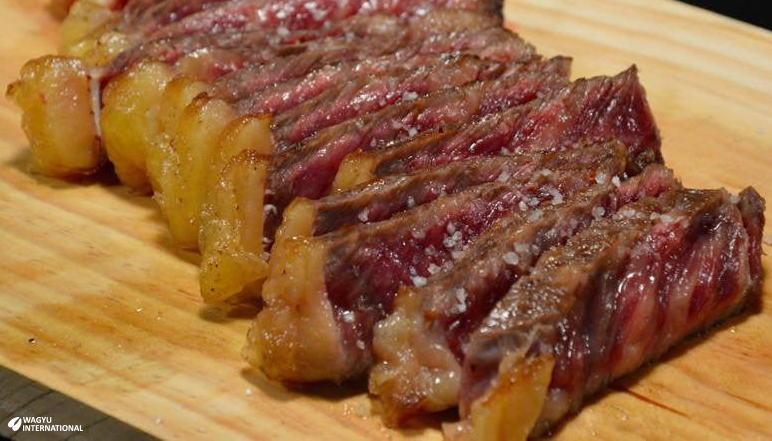 Grilled Rubia Gallega steak in Spain